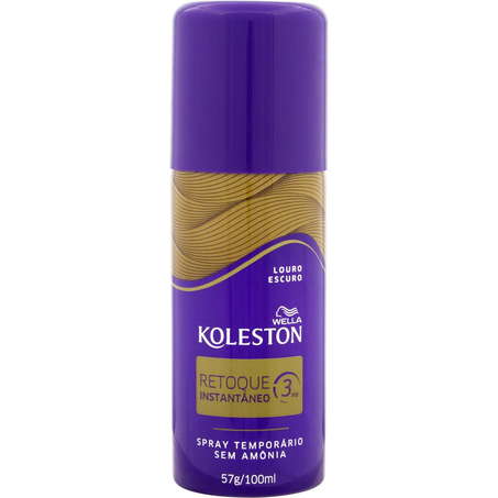 Retoque de Raiz Instantâneo Koleston 100ml - Spray - Louro-escuro