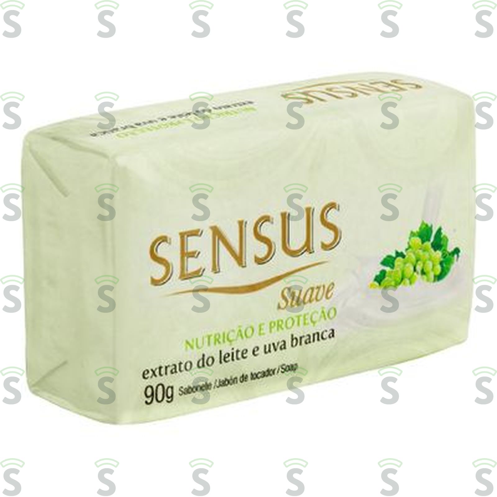 Sabonete Sensus Suave Nutrição E Proteção com Extrato Do Leite E Uva Branca Embalagem 90G