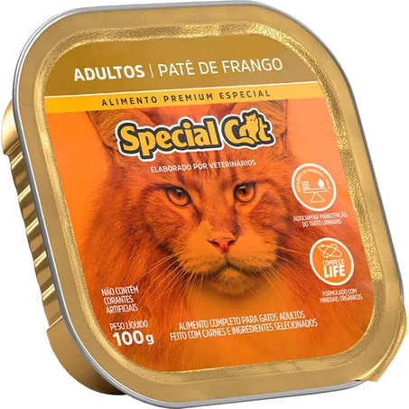 Ração Special Cat 100g - Patê de Frango - Adulto