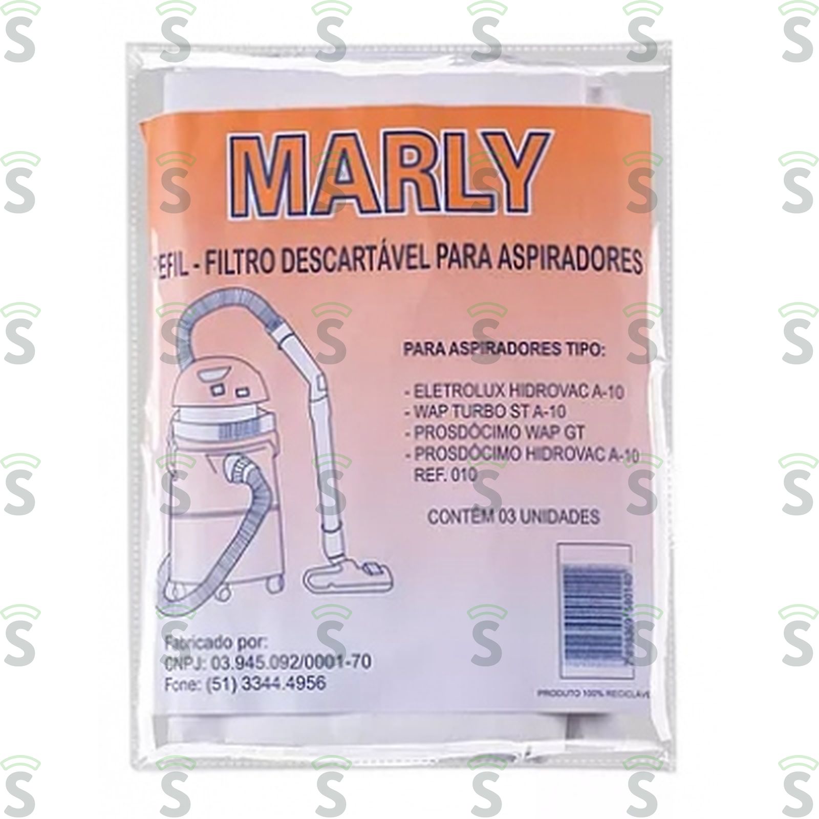 Saco Para Aspirador De Pó Marly A10