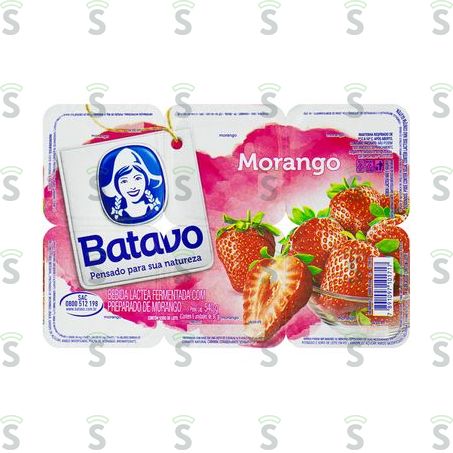  Batavo-bebida Lactea 510g Morango