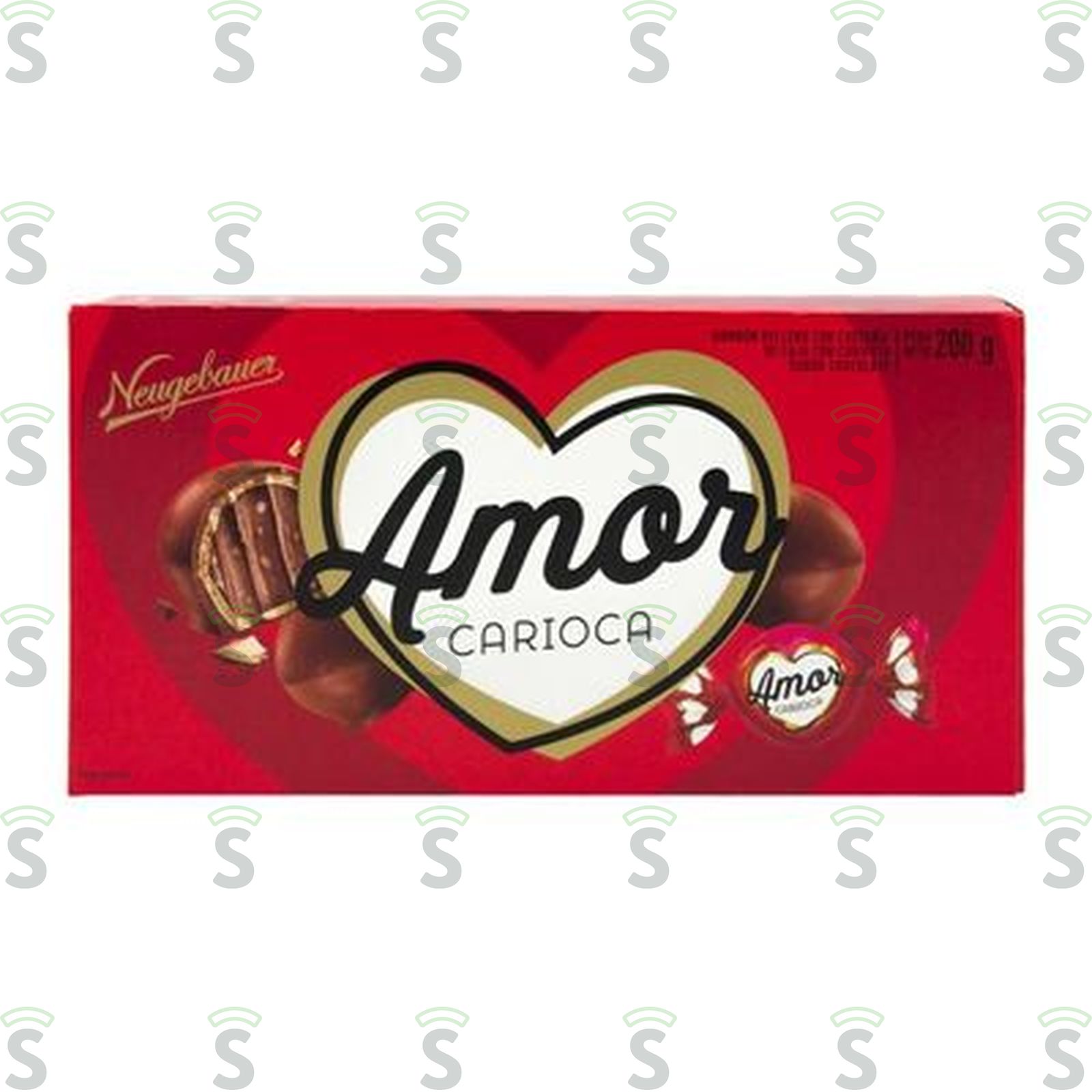 Bombom Neugebauer Amor Carioca Recheio de Castanha-de-Caju  Caixa 200gr