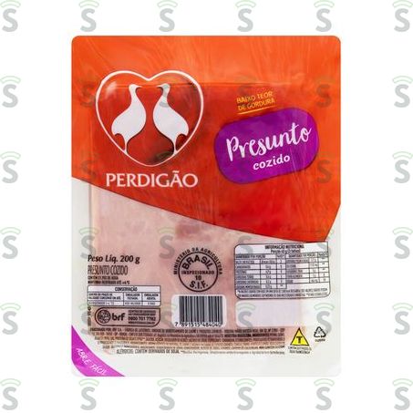  Presunto Perdigão Cozido Fatiado 200g