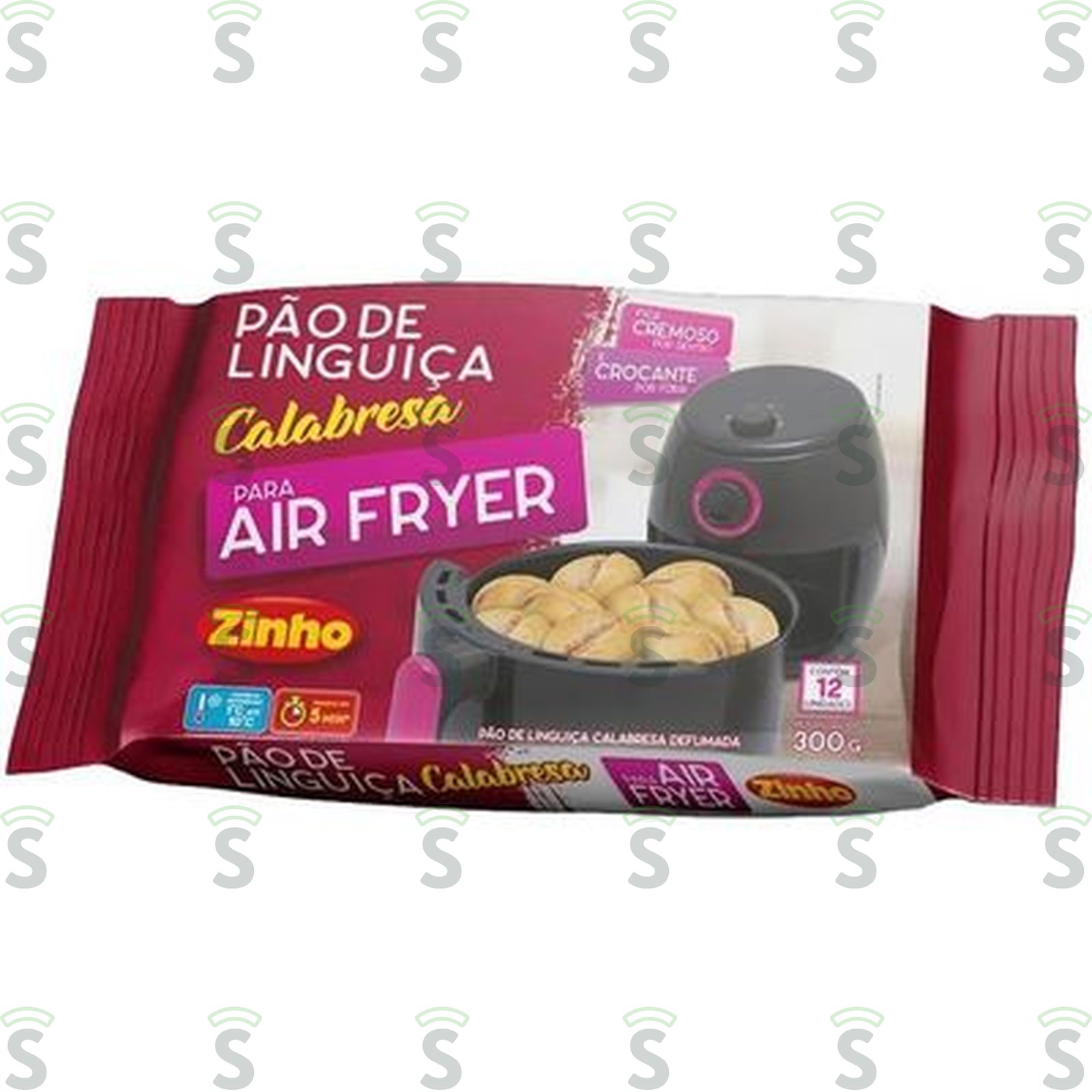 Pão de Alho Zinho Bolinha Linguiça Pacote 300G