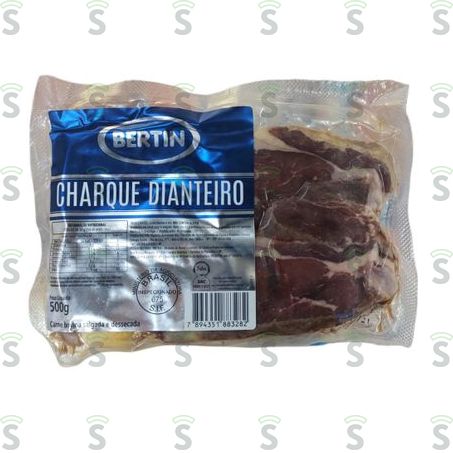  Carne Seca - Charque Dianteiro Bertin Embalagem 500g