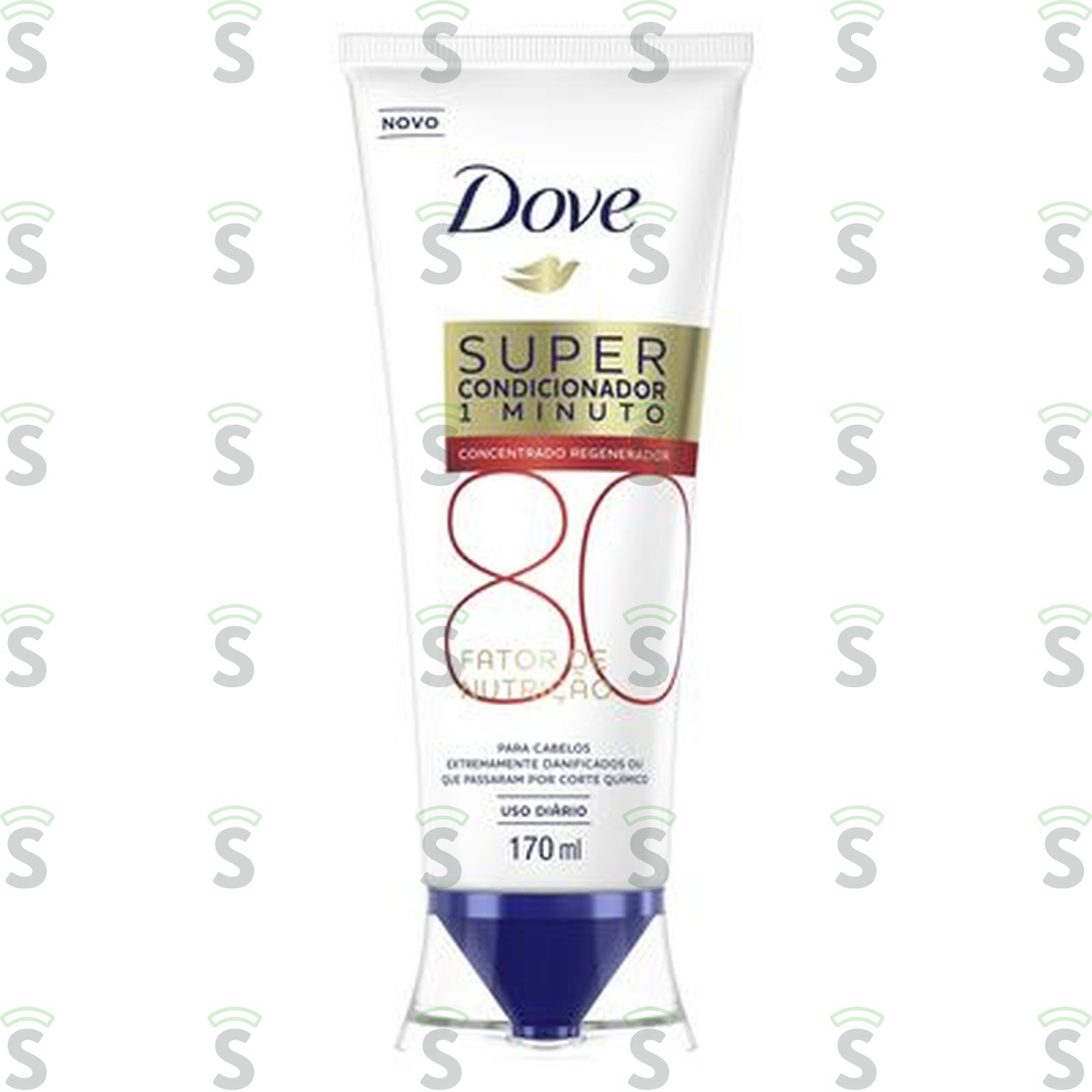 Super Condicionador Dove Fator de Nutrição 80 - 1 Minuto Regenerador Squeeze 170ml
