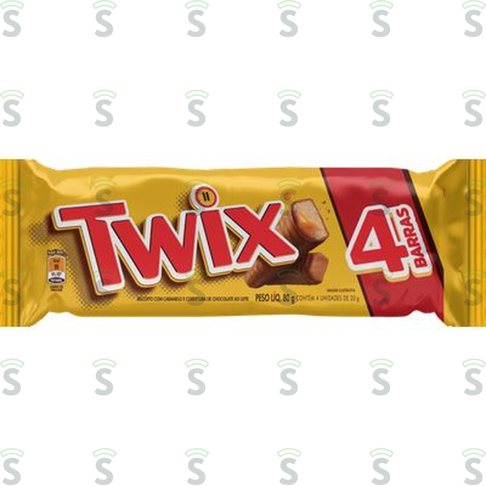 Twix Chocolate com Recheio de Caramelo Embalagem 80G
