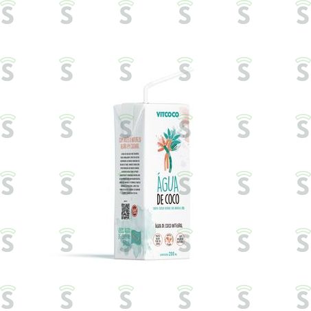  Água de Coco Vitcoco Integral Caixa 200ml