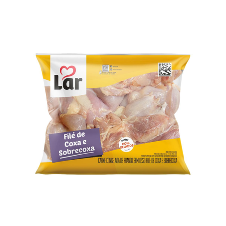 Filé de Coxa e Sobrecoxa de Frango Lar Congelado Kg