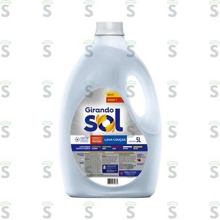  Lava-louças Líquido Natural Girando Sol Galão 5lt