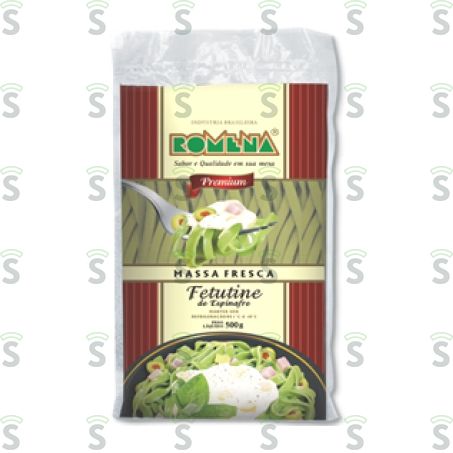  Massa Fresca Romena Fetutine Espinafre 500g
