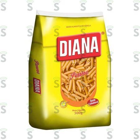  Massa Diana Sêmola Penne Pacote 500g