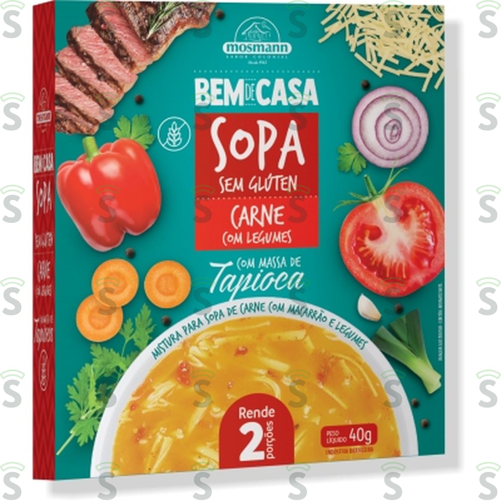 Sopa Mosmann Sem Glúten Carne Com Legumes 40G
