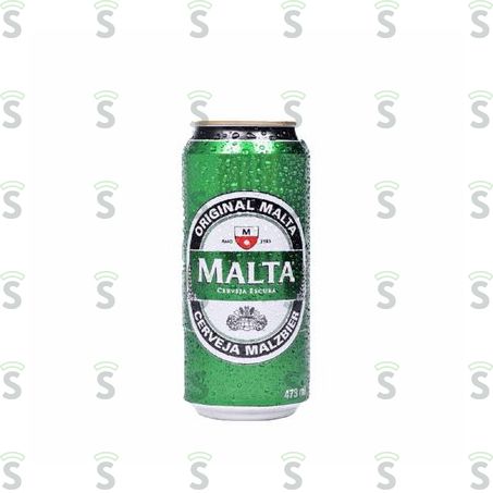  Cerveja Escura Malta Malzbier Lata 473ml