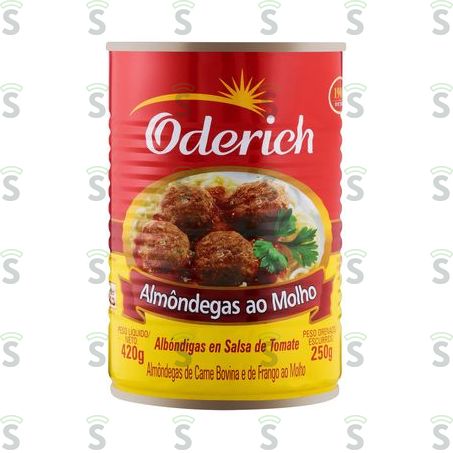  Oderich-almondegas Ao Molho 420g