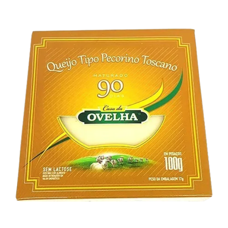 Queijo Tipo Pecorino Toscano Zero Lactose Casa da Ovelha 100g