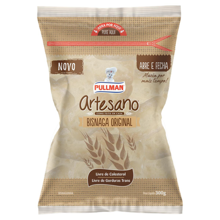Pão Pullman 300g - Artesano - Bisnaguinha