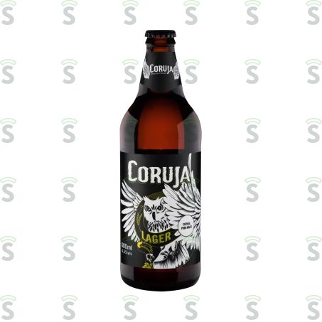  Cerveja Lager Puro Malte Coruja 600ml