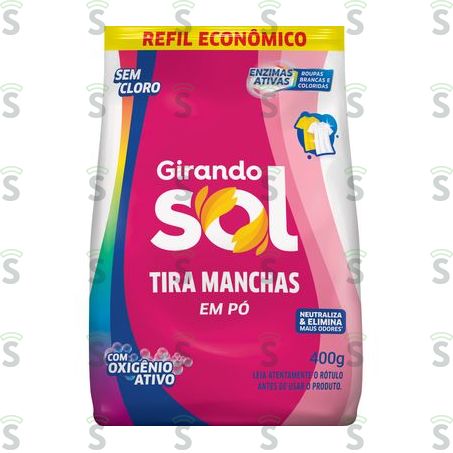  Girando Sol- Tira Manchas 400g Sc Sem Cloro