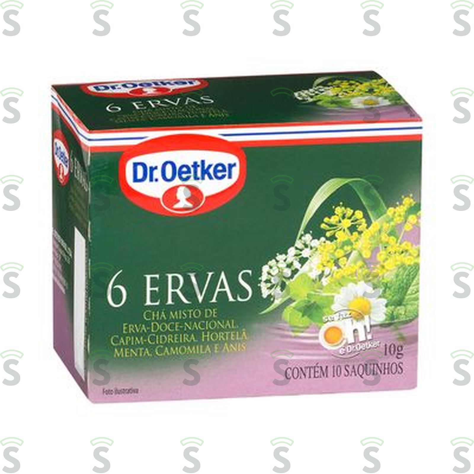 Oetker-cha c/10 6 ervas