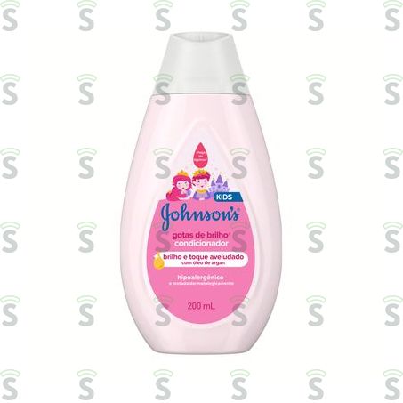  Condicionador Johnson's Baby Gotas de Brilho Frasco 200ml