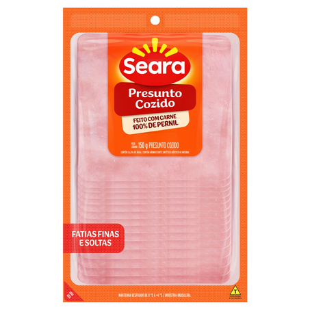 Presunto Seara 150g - Fatiado