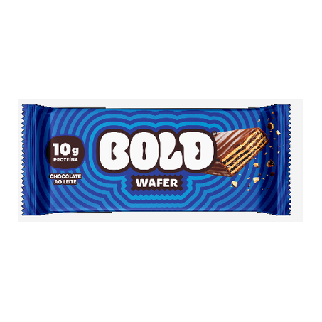 Barra Proteína Bold Wafer Chocolate Ao Leite 40g