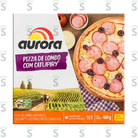  Aurora-pizza 460g Lombo C/requeijao
