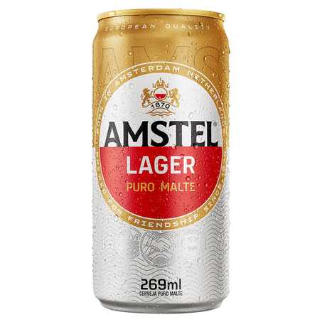 Cerveja Amstel 269ml - Lata