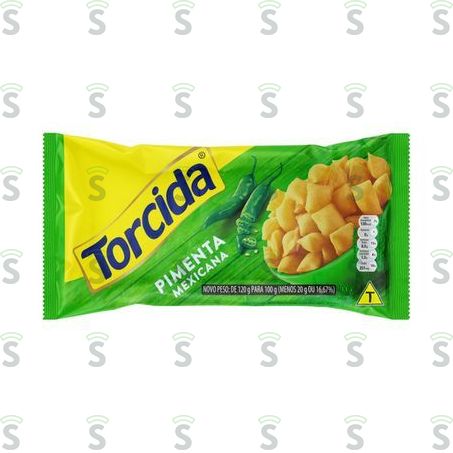  Salgadinho Torcida Pimenta Mexicana 100g