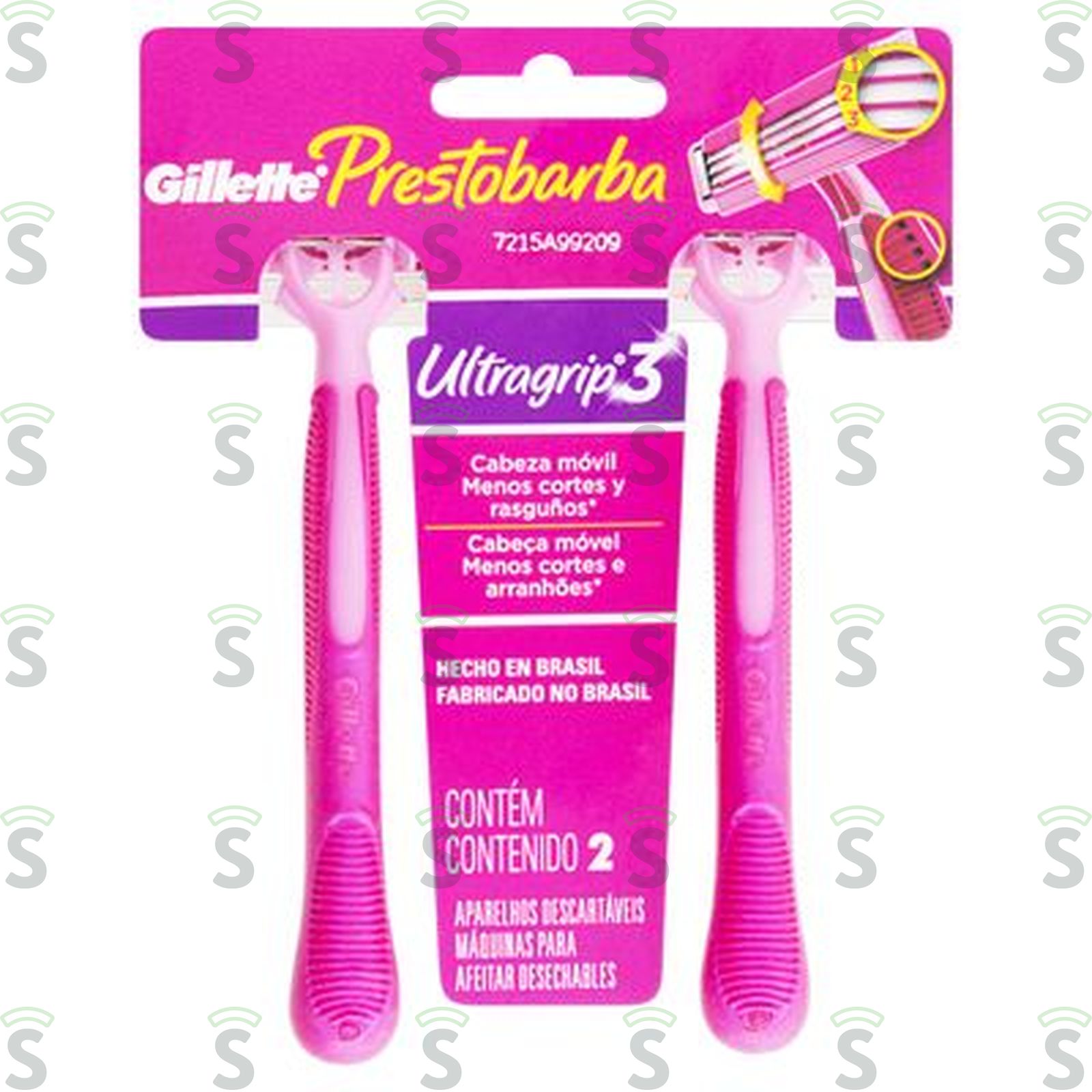 Aparelho de Barbear Gillette Prestobarba Ultragrip For Women Embalagem 2UN