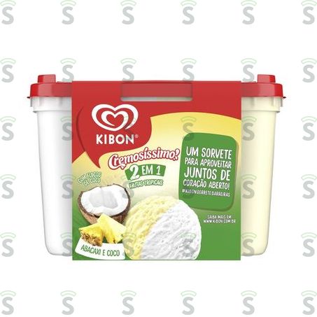  Sorv Kibon 2l Cremos 2em1 Tropical