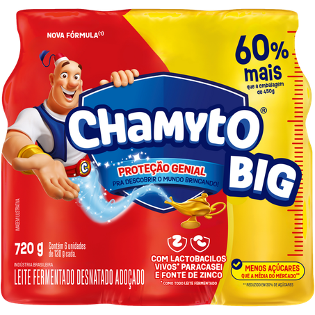 Leite ferment nestle chamyto big 6x120g