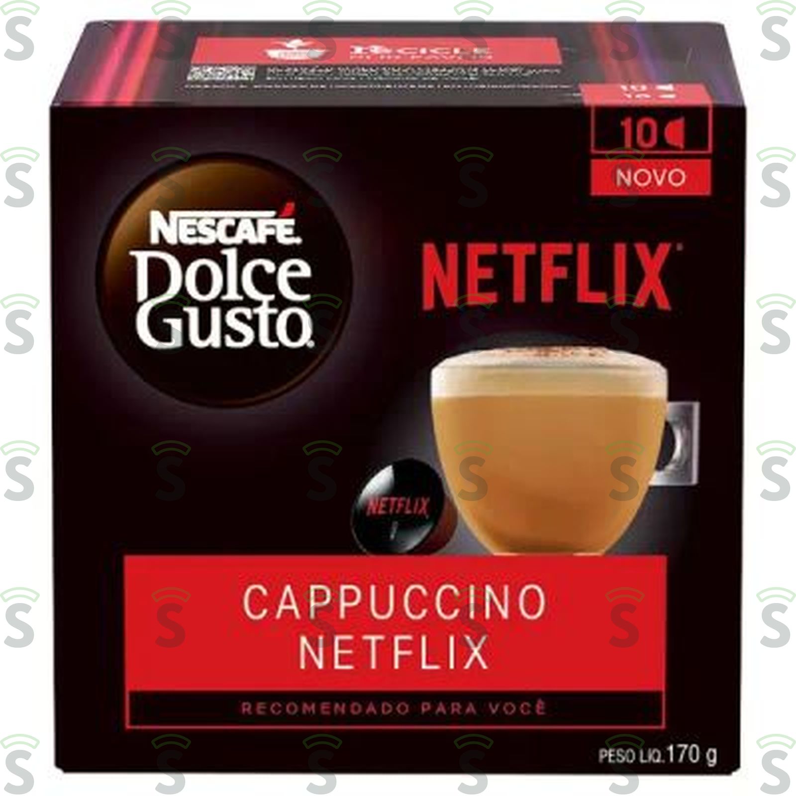 Cappuccino em Cápsula Nescafé Dolce Gusto Gengibre Netflix Caixa com 10un - 170gr