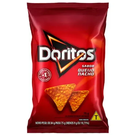 Elma Chips Doritos Salgadinho Queijo Nacho 75g