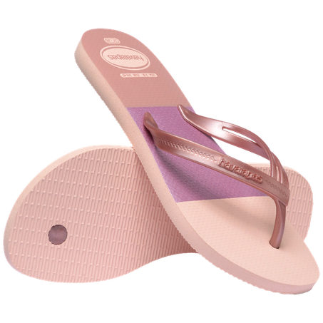 SANDÁLIAS HAVAIANAS ELEGANCE PRINT ROSA BALLET 35/36