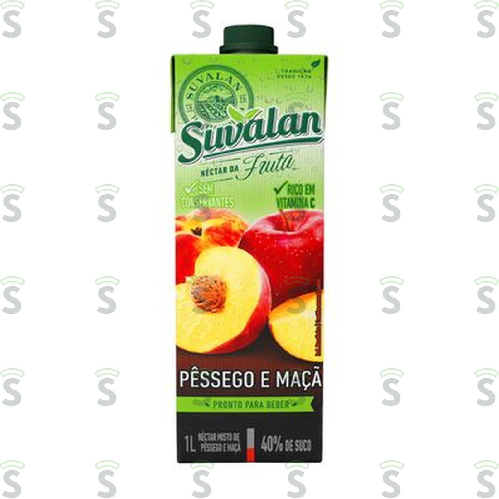 Suvalan-nectar fruta 1lt pessego maca