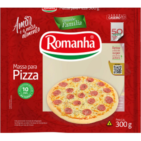 Massa para Pizza Romanha 300g