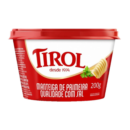 Manteiga Tirol com Sal Pote 200G