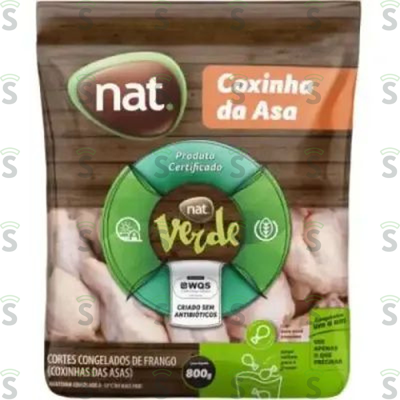 NAT.VERDE COXINHA DA ASA 800GR