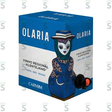  Vinho Português Tinto Seco Olaria Alentejano Bag In Box 5lt