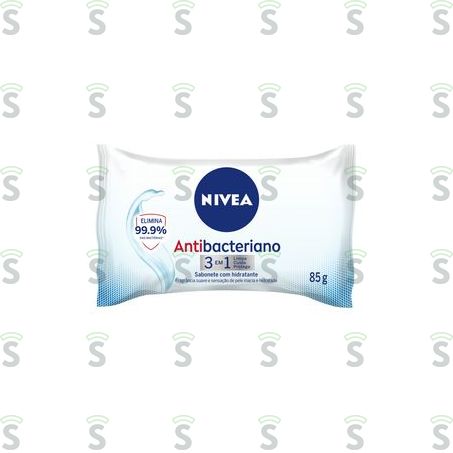  Sabonete Barra Antibacteriano Nivea Flow Pack 85g