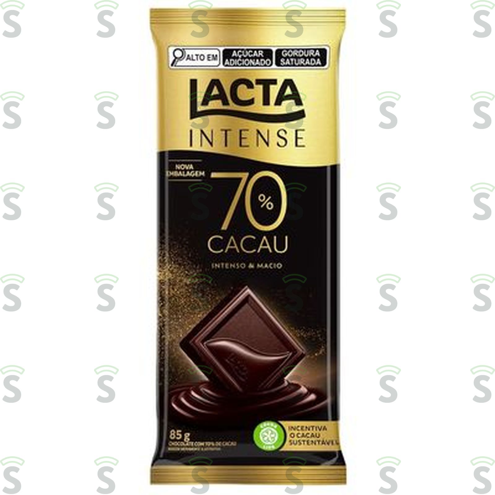 CHOC LACTA INTENSE 70% ORIG 85G