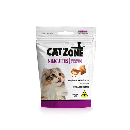 Petisco Cat Zone 40g - Nhaquitos