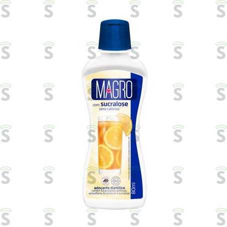  Adoçante Magro Sucralose Embalagem 80ml
