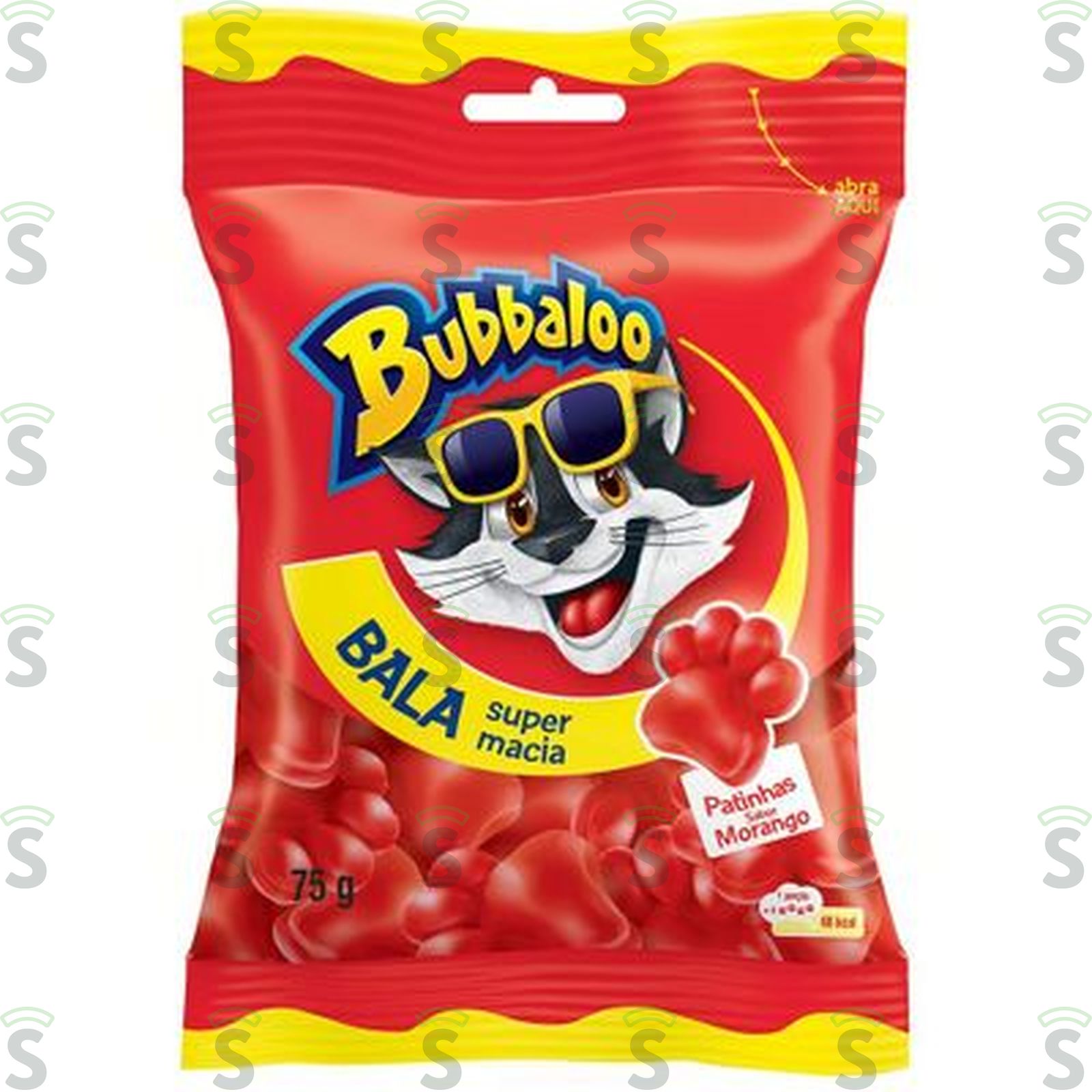 Bala Morango Bubbaloo 75G