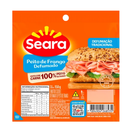 Peito de Frango Defumado Seara 150g