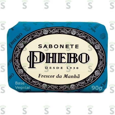  Sabonete Barra Vegetal Phebo Frescor da Manhã Caixa 90gr