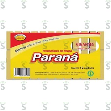  Parana-prendedor Roupa Mad Gigante C/12