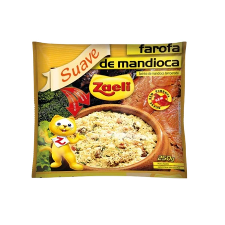 Farofa de Mandioca Zaeli 250g - Suave